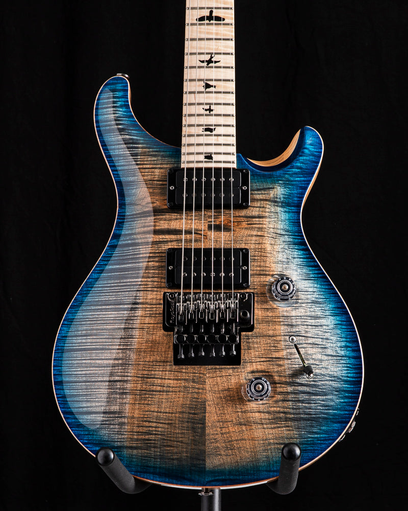 Used Paul Reed Smith Wood Library Custom 24 Floyd Charcoal Blue Burst Brian's Guitars Limited