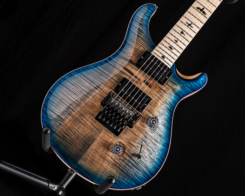 Used Paul Reed Smith Wood Library Custom 24 Floyd Charcoal Blue Burst Brian's Guitars Limited