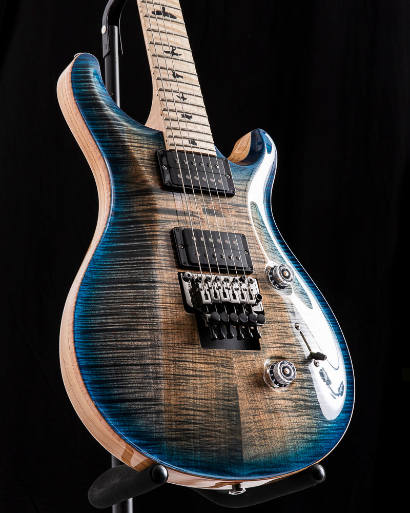 Used Paul Reed Smith Wood Library Custom 24 Floyd Charcoal Blue Burst Brian's Guitars Limited