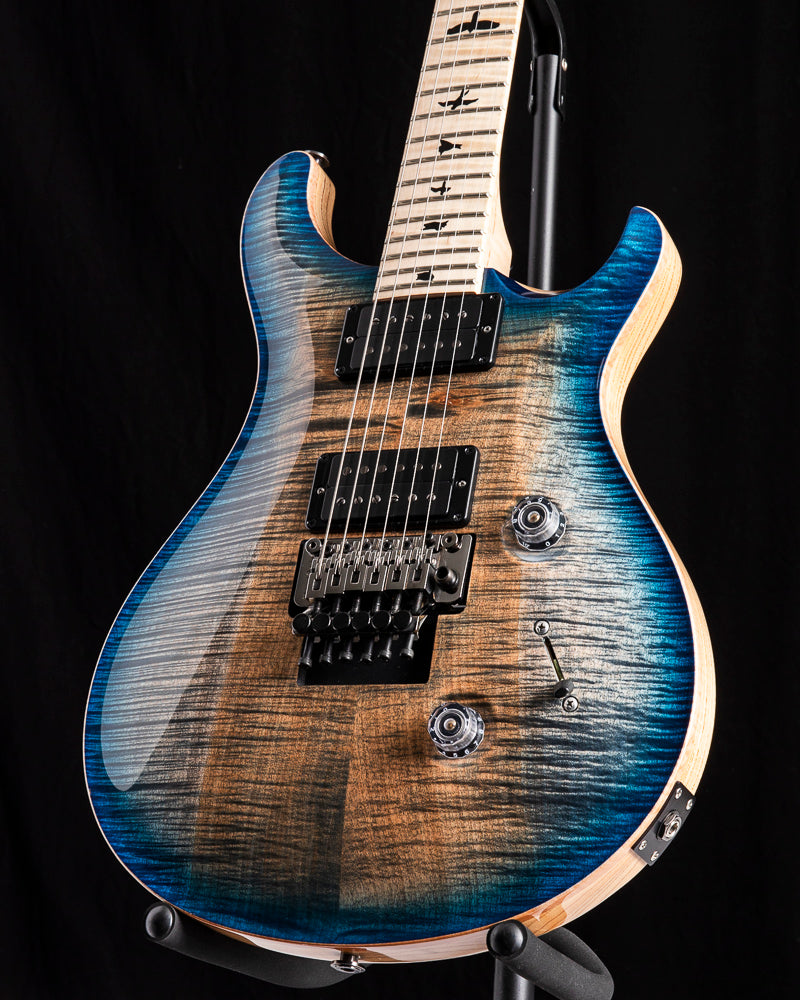 Used Paul Reed Smith Wood Library Custom 24 Floyd Charcoal Blue Burst Brian's Guitars Limited