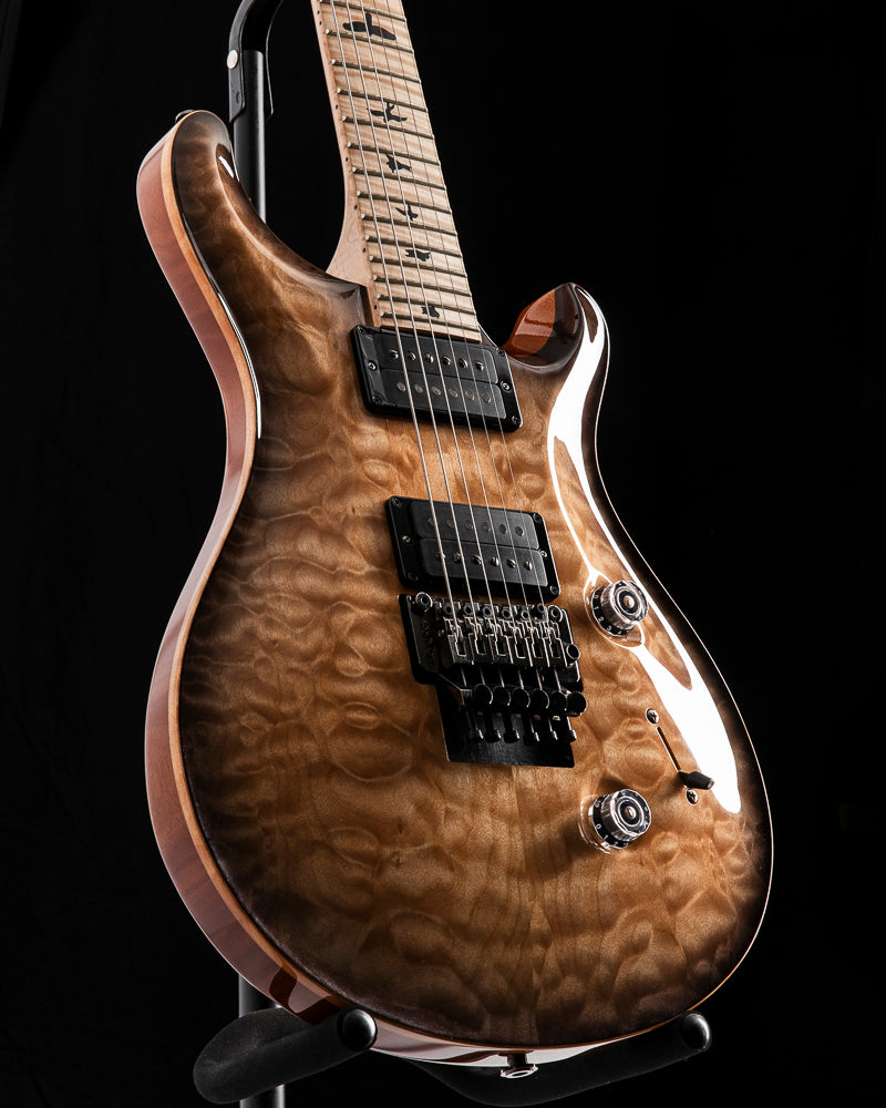 Used Paul Reed Smith Wood Library Custom 24 Floyd Natural Smokeburst Brian's Guitars Limited