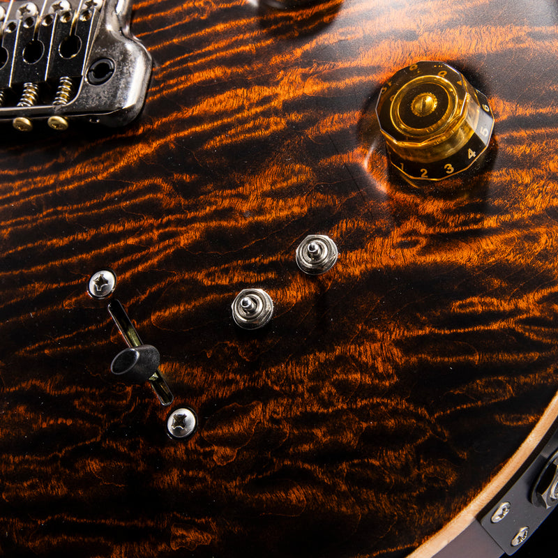 Paul Reed Library Used Paul Reed Smith Wood Library Modern Eagle V Satin Orange Tiger
