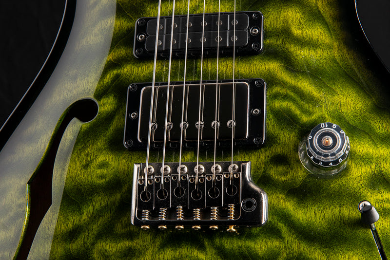 Used Paul Reed Smith Wood Library Special Semi-Hollow Jade Smokeburst Brian's Limited
