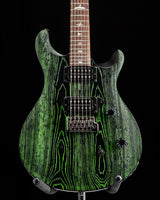Used Paul Reed Smith SE Swamp Ash CE 24 Sandblasted Green Limited Edition