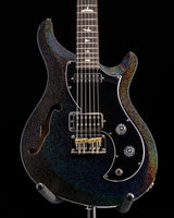 Used Paul Reed Smith S2 Vela Semi-Hollow Black Rainbow Holoflake
