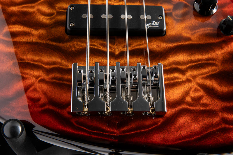 Used Spector Coda 4 Deluxe Dark Cherry Sunburst