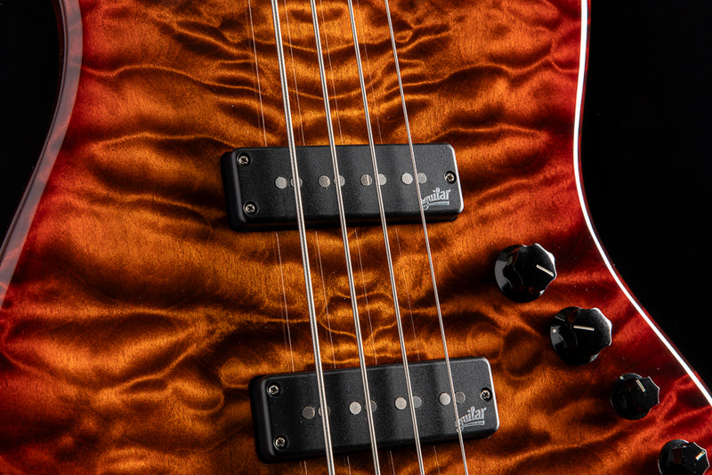 Used Spector Coda 4 Deluxe Dark Cherry Sunburst