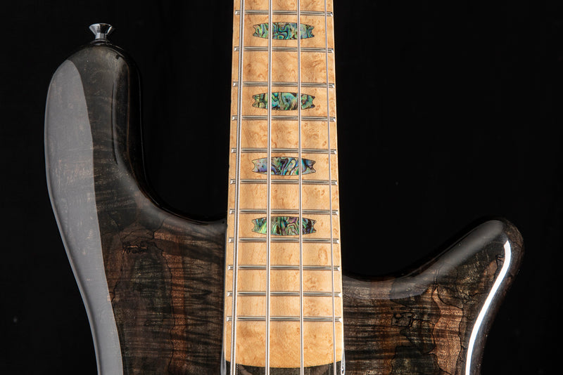 Used Spector NS2 Spalted Maple Charcoal