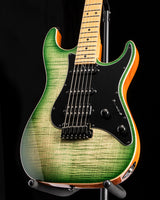 Used Suhr Custom Standard HSS Faded Trans Green Burst