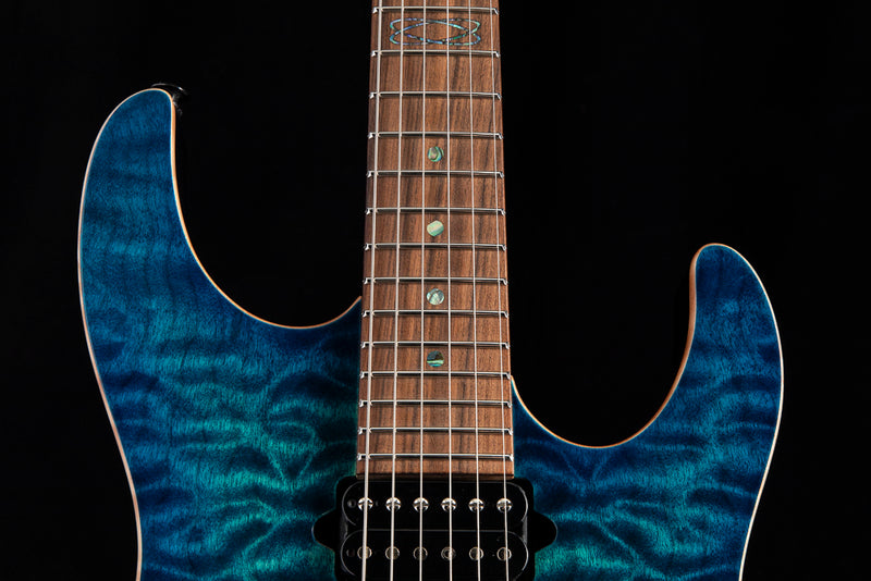 Used Suhr Custom Modern Aqua Blue Burst