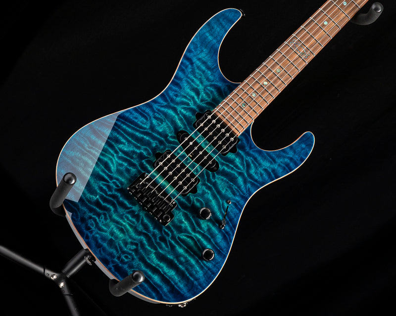 Used Suhr Custom Modern Aqua Blue Burst