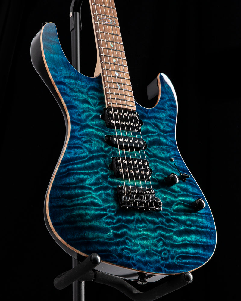 Used Suhr Custom Modern Aqua Blue Burst