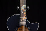 Used Taylor Custom Grand Concert C22ce Dark Turquoise Metallic