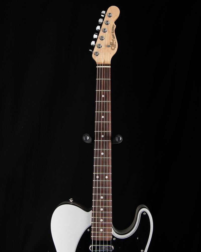 Used G&L Custom ASAT Classic Silver Metallic Satin Frost