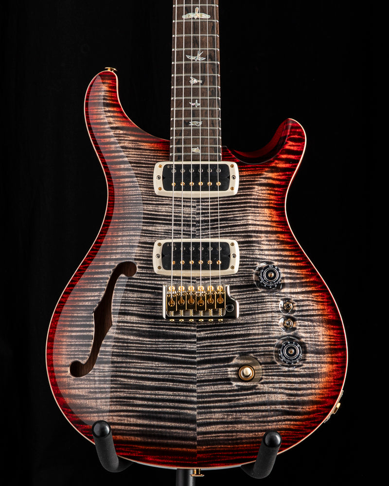 PRS SE Custom 24 - Charcoal Cherry Burst with Gig Bag