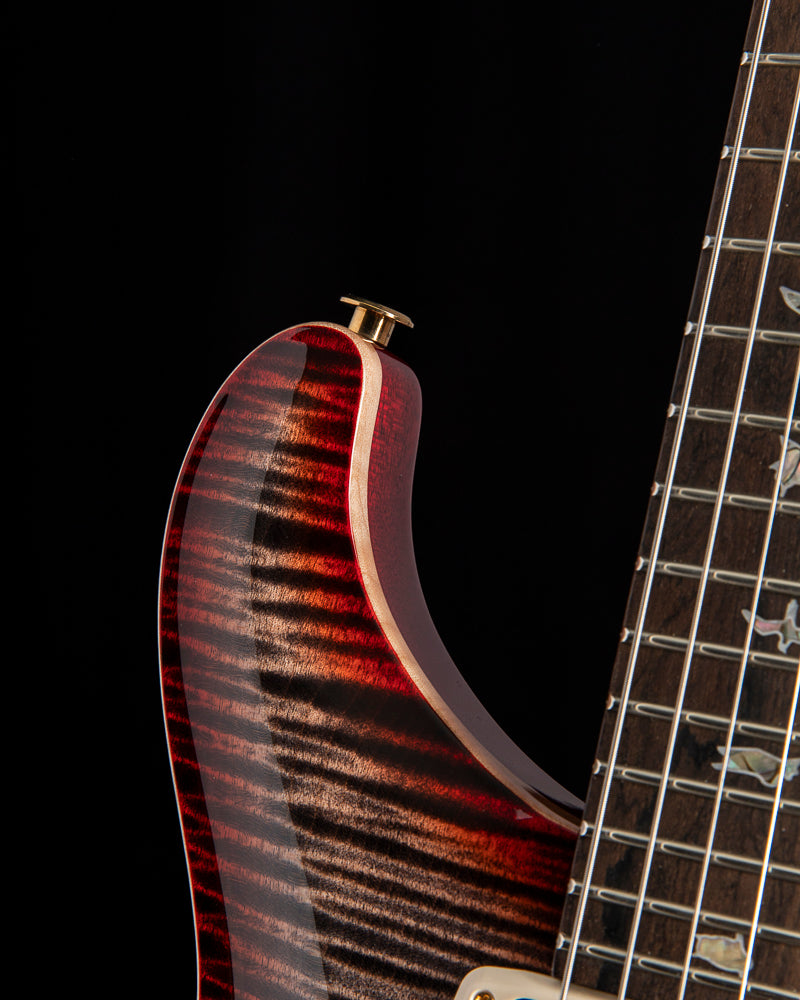 Used Paul Reed Smith 40th Anniversary Custom 24-08 Semi-Hollow Charcoal Cherry Burst
