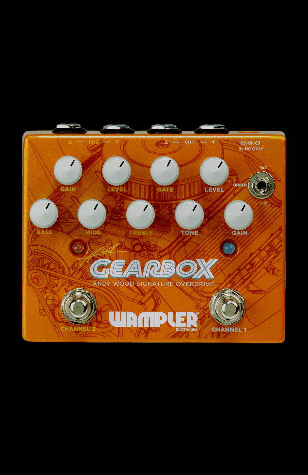 gearbox pedal Wampler Gearbox Andy Wood Signature Overdrive
