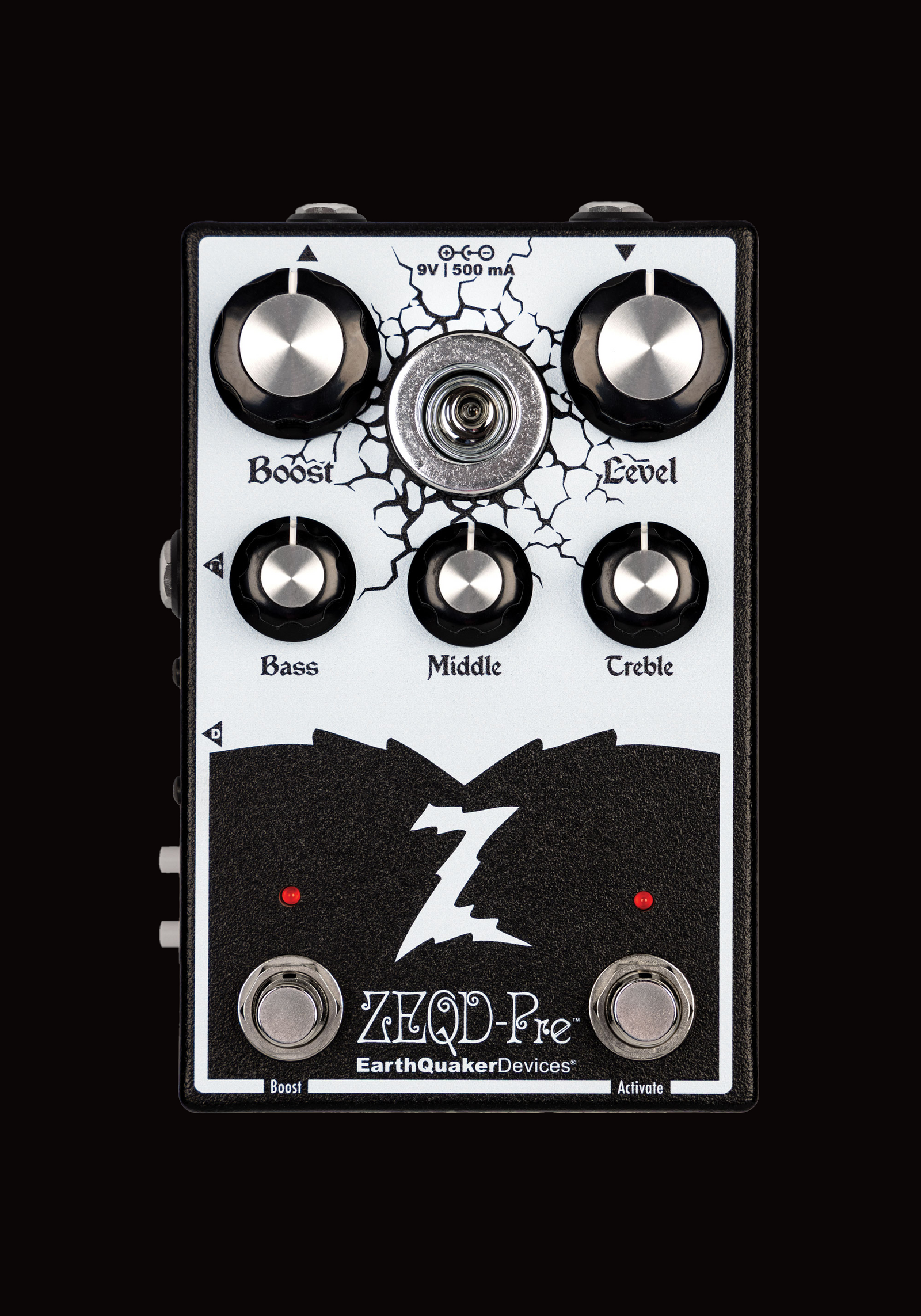 Earthquaker Devices ZEQD-Pre Tube Preamp Pedal Goldtastic