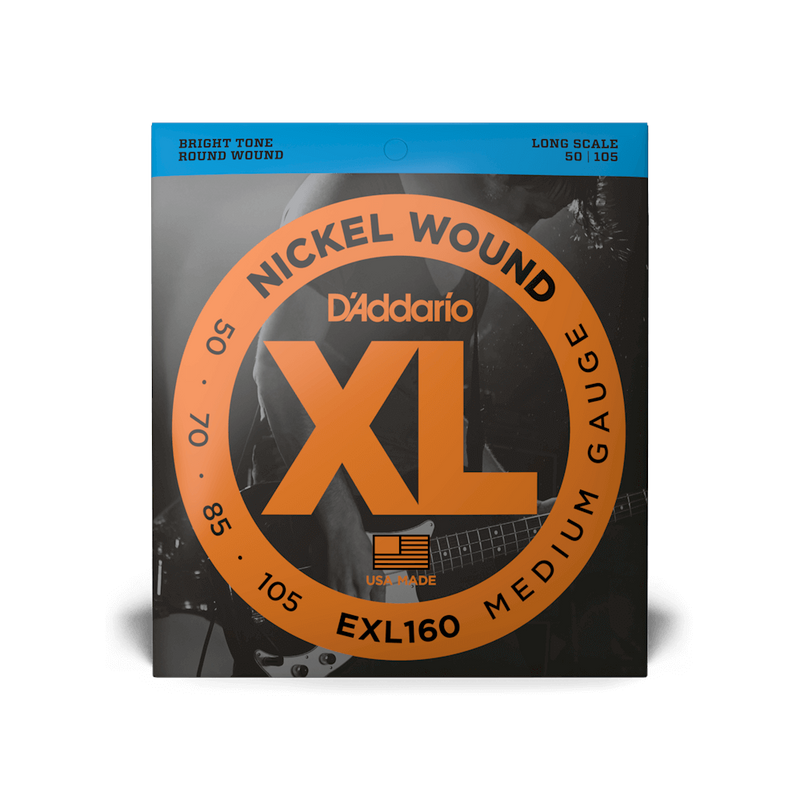 D'Addario XL Nickel Bass Guitar Strings