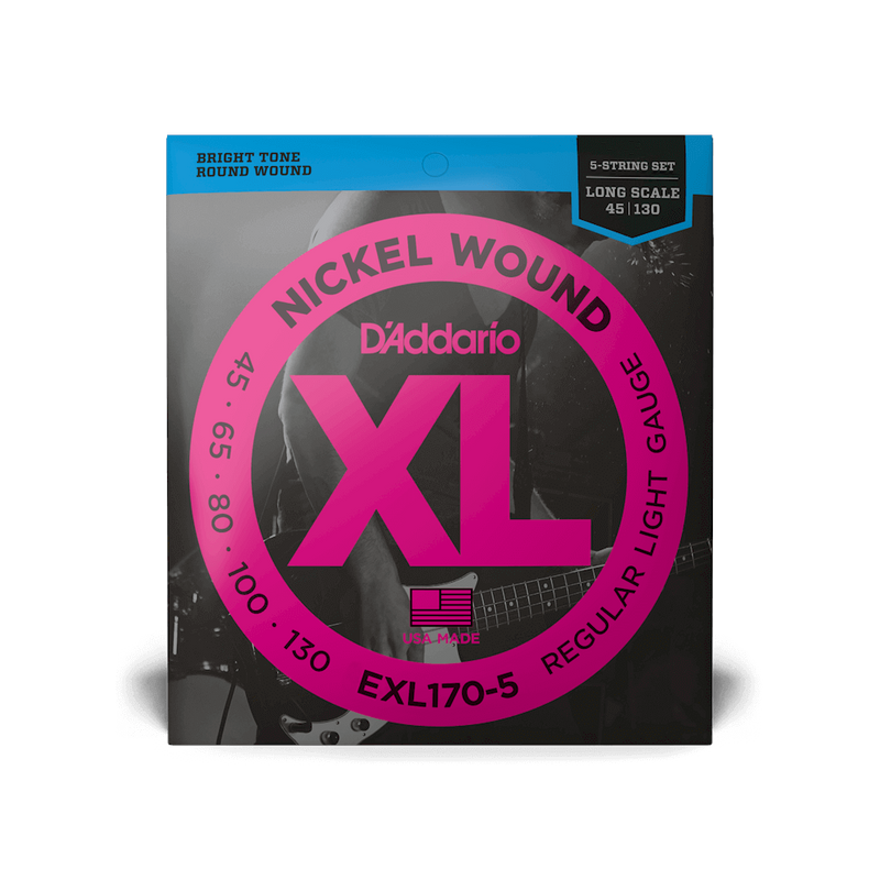 D'Addario XL Nickel Bass Guitar Strings