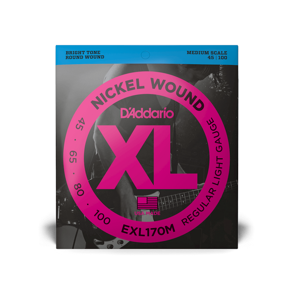 D'Addario XL Nickel Bass Guitar Strings