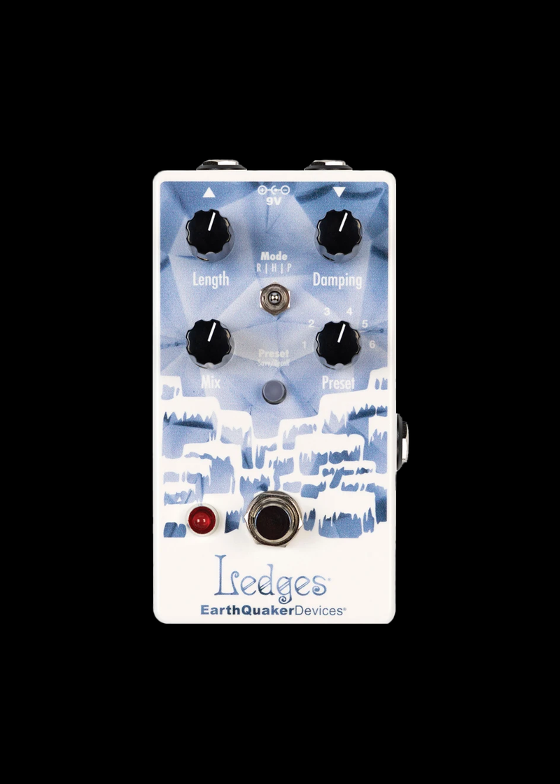 Earthquaker Devices Ledges Tri-Dimensional Reverberation Machine LTD Glacier