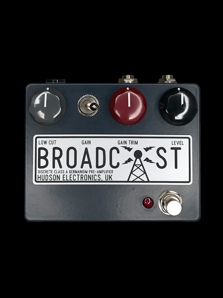 broadcast guitar pedal Hudson Electronics, UK Broadcast Pre-Amp Pedal