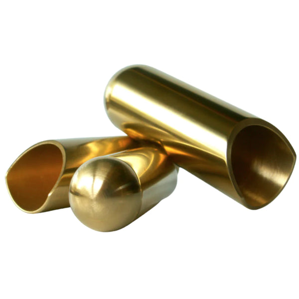 Rockslide Aged Polished Brass Balltip Slide in Medium - Music Co Rockslide Aged Polished Brass Balltip Slide in Medium - Music Co