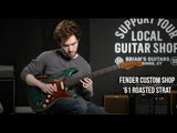 Fender Custom Shop LTD Roasted '61 Stratocaster Super Heavy Relic Aged Sherwood Green Metallic Over 3 Tone Sunburst