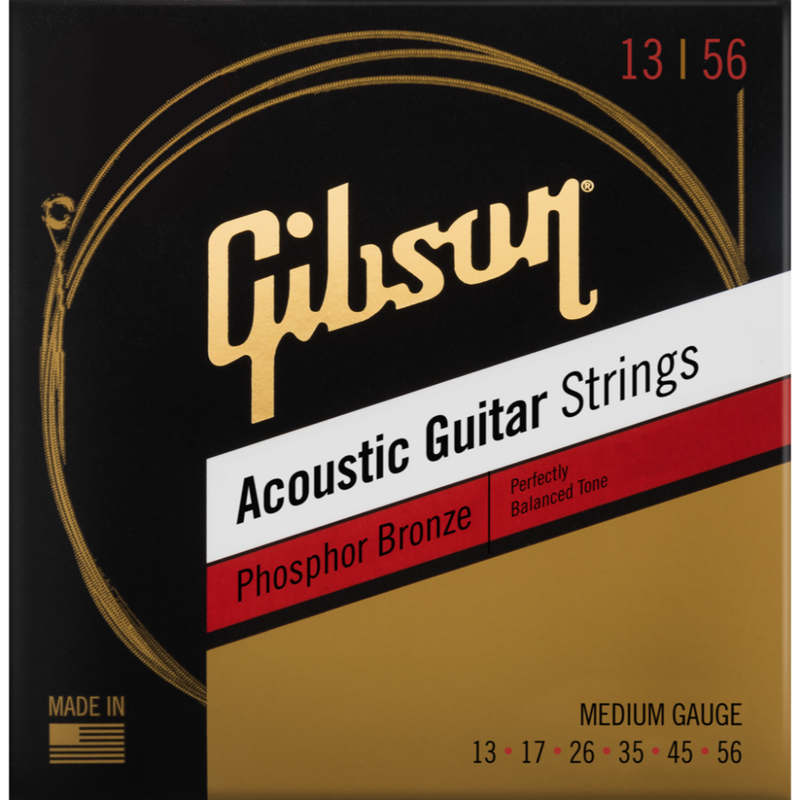 Gibson Coated Phosphor Bronze Acoustic Guitar Strings