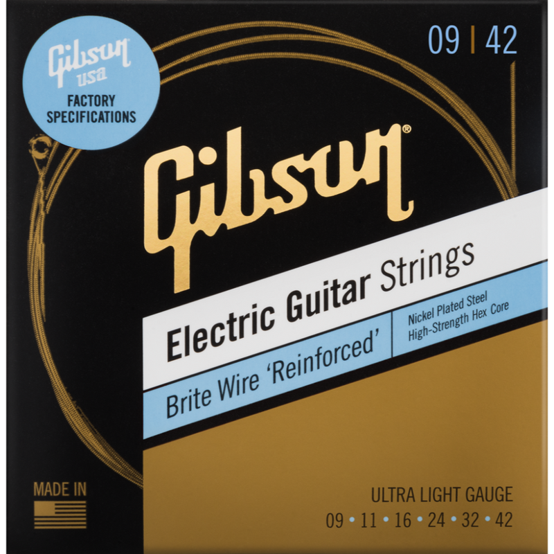 Gibson Brite Wire 'Reinforced' Electric Guitar Strings