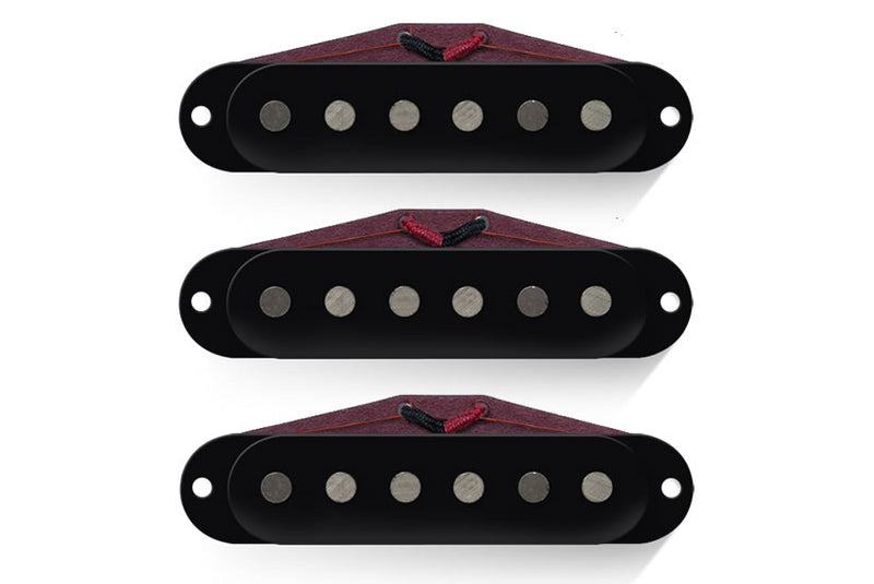 Bare Knuckle Pickups Old Guard Single-Coil Strat Set Black