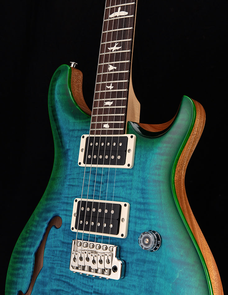 Paul Reed Smith CE 24 Semi-Hollow Blue Matteo Green Burst