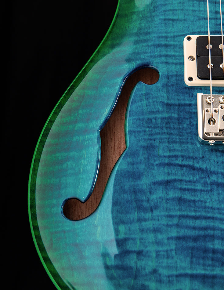 Paul Reed Smith CE 24 Semi-Hollow Blue Matteo Green Burst