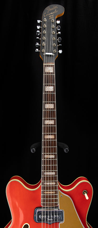 1967 Fender Coronado XII Trans Orange Vintage Electric Guitar