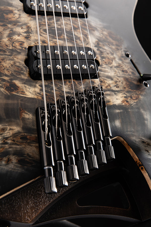 Mayones Hydra Elite 7 VF Trans Black 7弦 Mayones Hydra Elite VF 7 Trans Graphite Burst