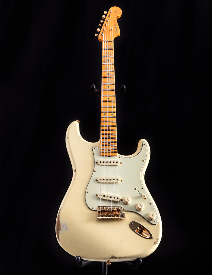 Fender Custom Shop 1962 Relic Bone Tone Stratocaster Aged Vintage White Limited