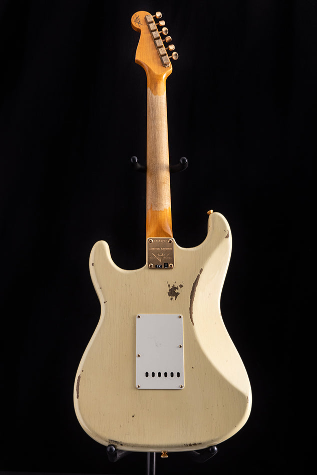 Fender Custom Shop 1962 Relic Bone Tone Stratocaster Aged Vintage White Limited
