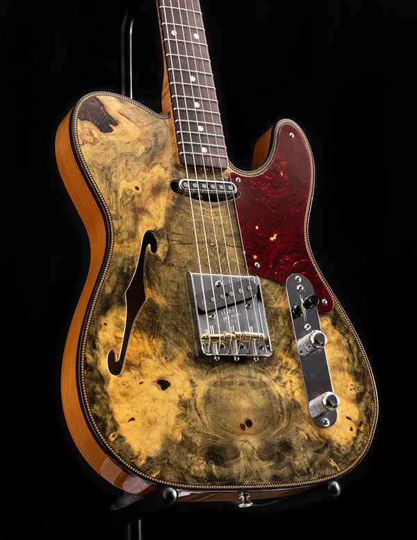 Fender Custom Shop Artisan Double Esquire Buckeye Burl