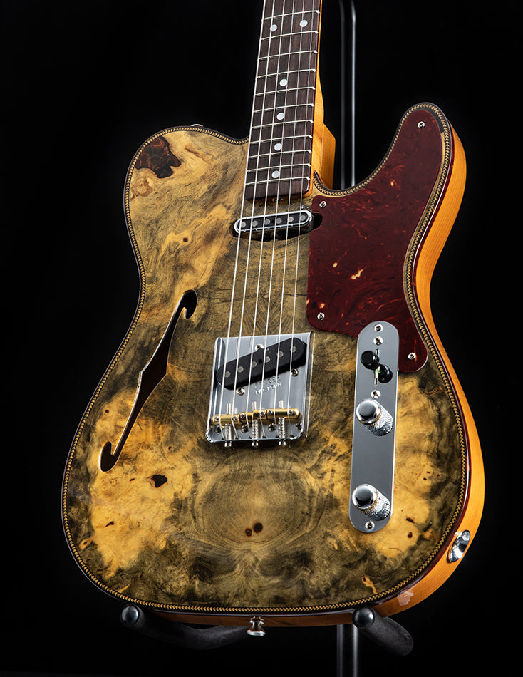 Fender Custom Shop Artisan Double Esquire Buckeye Burl