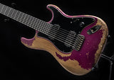 Fender Custom Shop 7 String Stratocaster Heavy Relic Metallic Purple Masterbuilt by Carlos Lopez