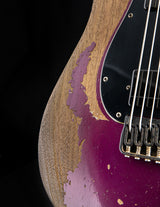 Fender Custom Shop 7 String Stratocaster Heavy Relic Metallic Purple Masterbuilt by Carlos Lopez