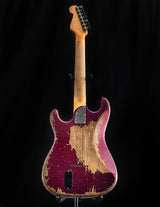 Fender Custom Shop 7 String Stratocaster Heavy Relic Metallic Purple Masterbuilt by Carlos Lopez