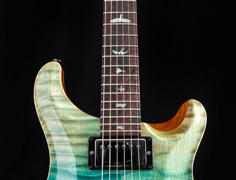 Used Paul Reed Smith Wood Library Custom 24 Fatback Brian's Limited Blue Fade