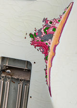 Used Fender Custom Shop 1957 Heavy Relic Stratocaster Sonic Blue Over Pink Paisley