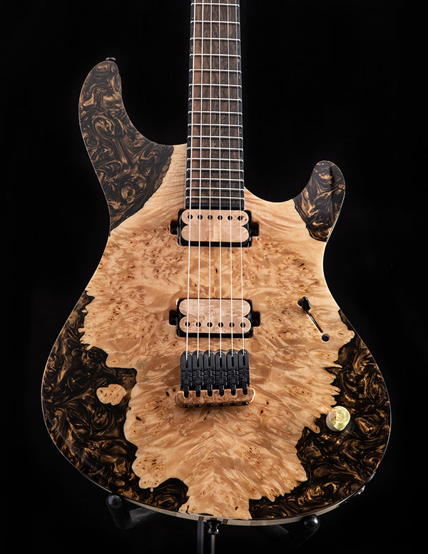 Mayones Regius 6 Master Builder Collection Burl Maple And Resin