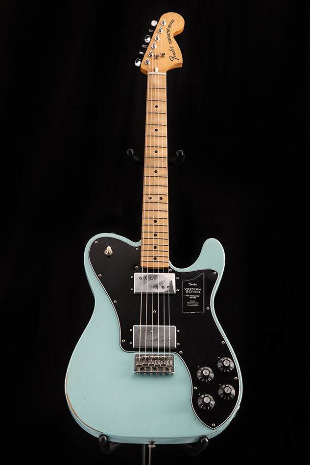 Fender Guitars Vintera Road Worn '70s Telecaster Deluxe Electric Guitar Sonic Blue