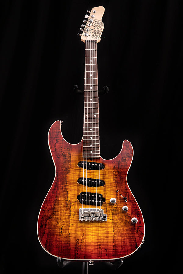 James Tyler Studio Elite HD SP-Maple 美品 JAMES TYLER Studio Elite HD Quilt Maple Top Transparent Blue