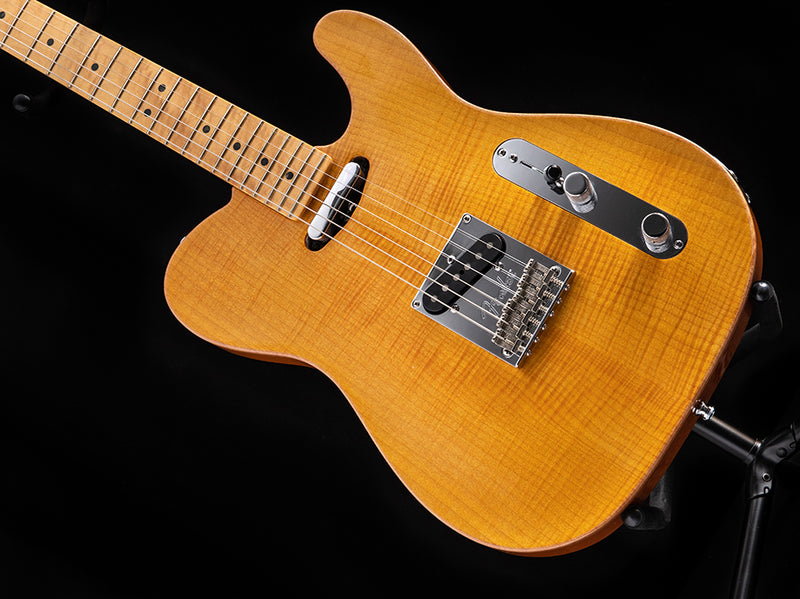 Used Fender American Select Carved Top Telecaster Amber