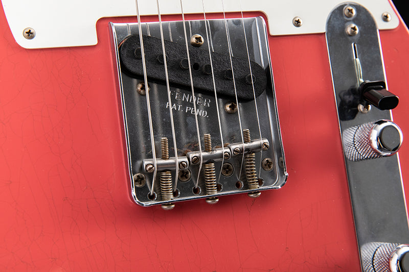 Used Fender Custom Shop 1956 Journeyman Relic Telecaster Super Faded Fiesta Red
